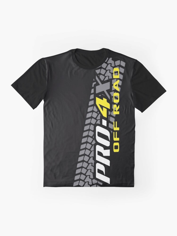 Nissan Pro-4X graphic t-shirt for off-road enthusiasts - Flat lay