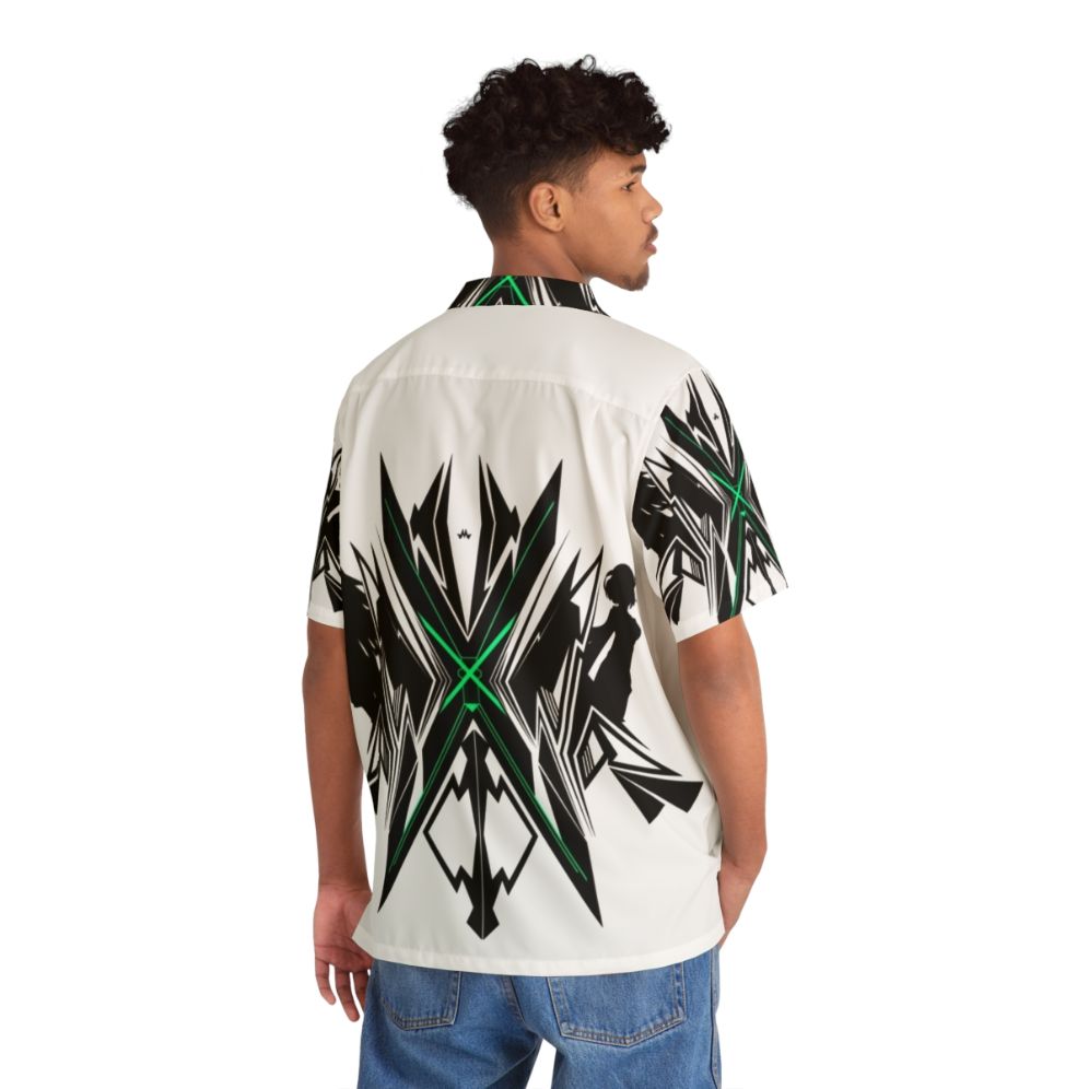 Xenoblade Chronicles 2 Pneuma Inspired Hawaiian Shirt - People Back