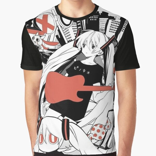 Hatsune Miku Anime Character Graphic T-Shirt