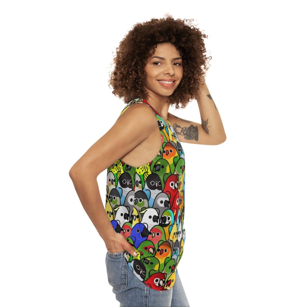 Bird Squad Classic Unisex Tank Top - women side