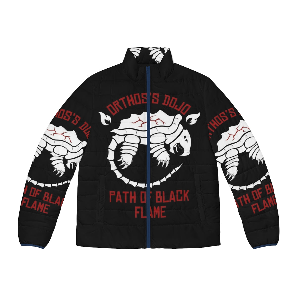 Orthos S Dojo Puffer Jacket - Cradle Series inspired outerwear for sacred artists