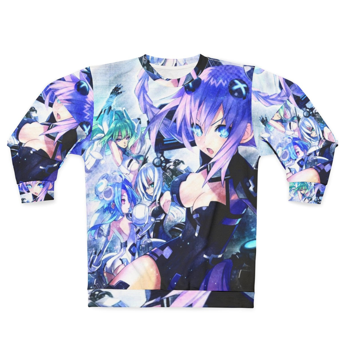 Hyperdimension Neptunia Sweatshirt featuring the character Neptune