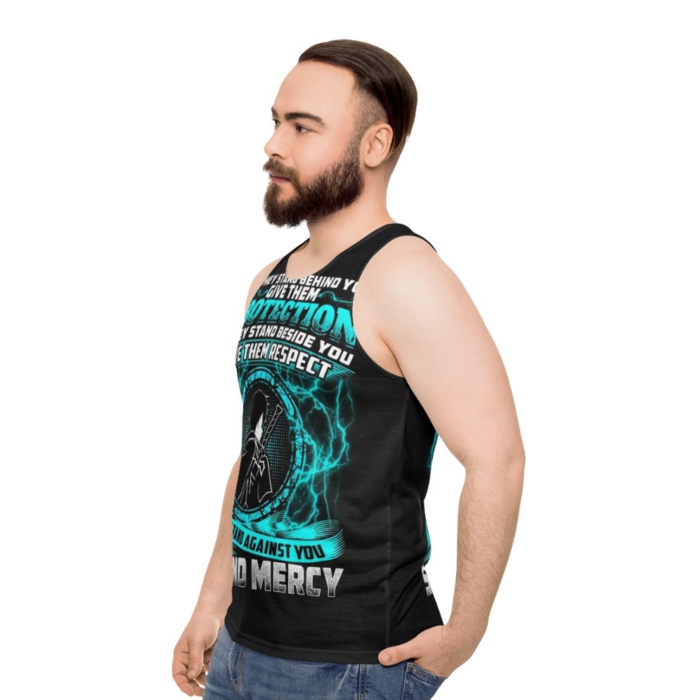 Sword Art Online Asuna and Kirito Unisex Tank Top - men side