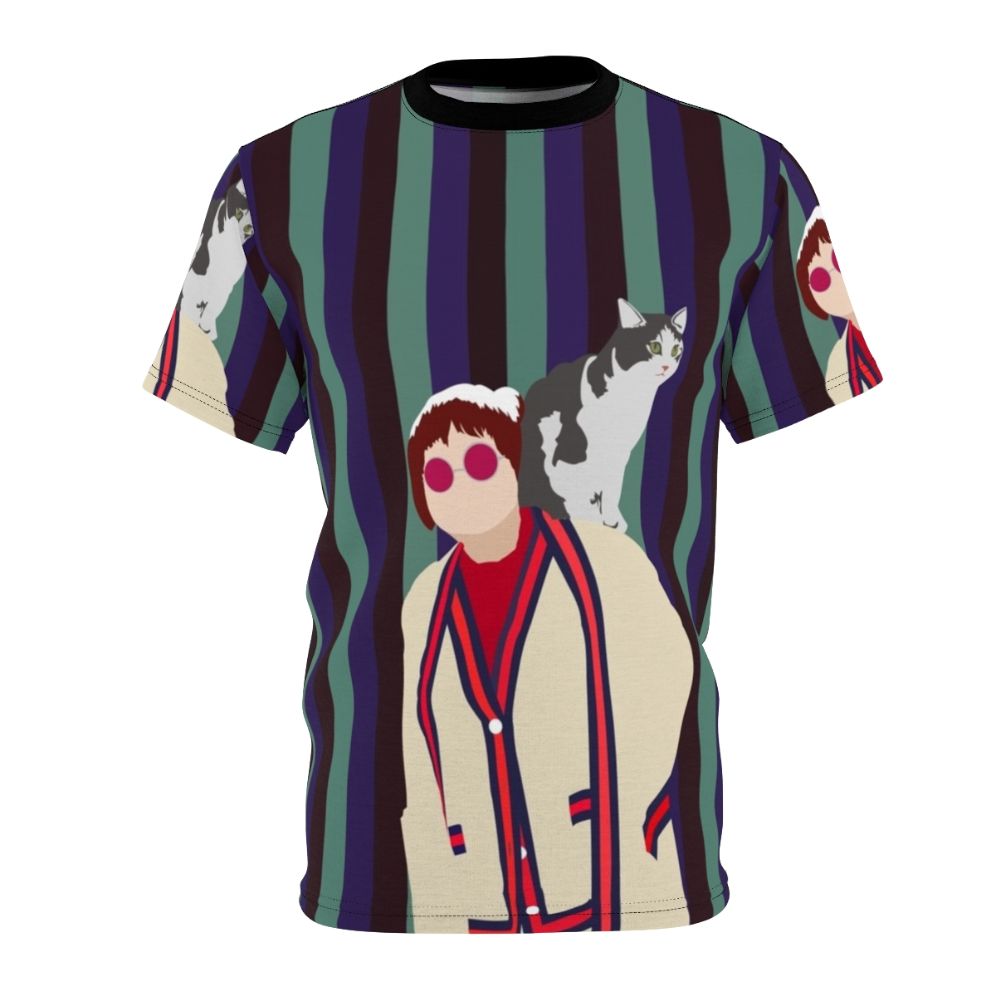 Stylish art film inspired t-shirt featuring a Nouvelle Vague design