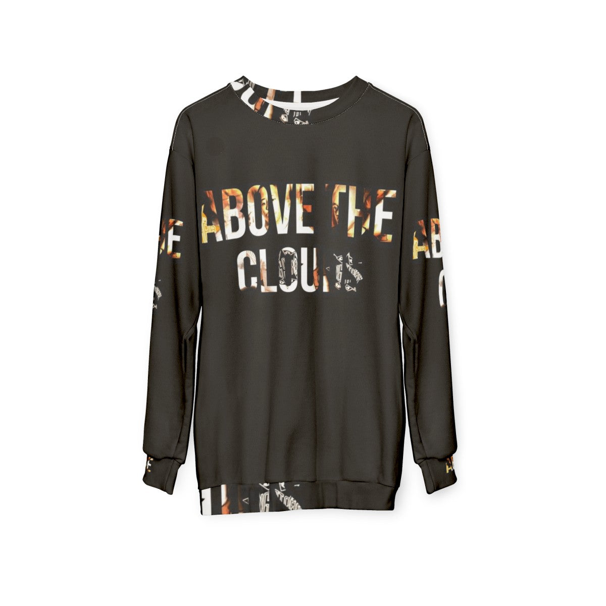 Gangstarr Above The Clouds Sweatshirt - hanging