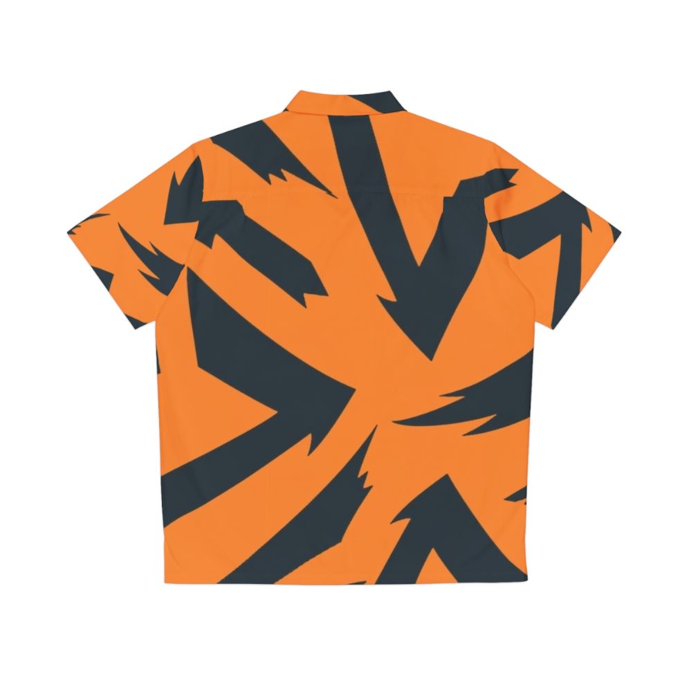 Arcanine pattern Hawaiian shirt - Back