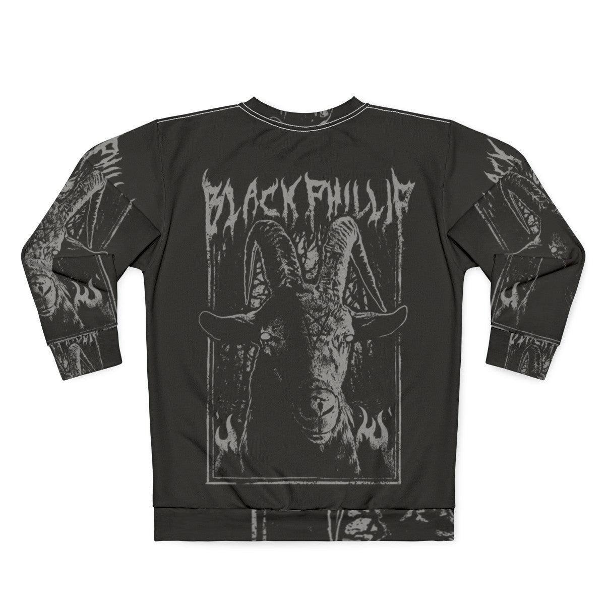 Black Metal 'The Witch' Sweatshirt - Back