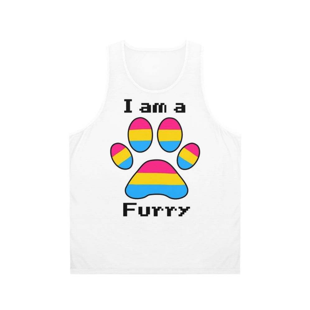 Retro Furry Pan Am Unisex Tank Top