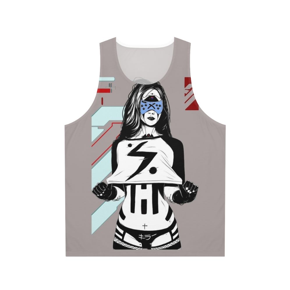 Cyberpunk Cyborg Unisex Futuristic Tank Top