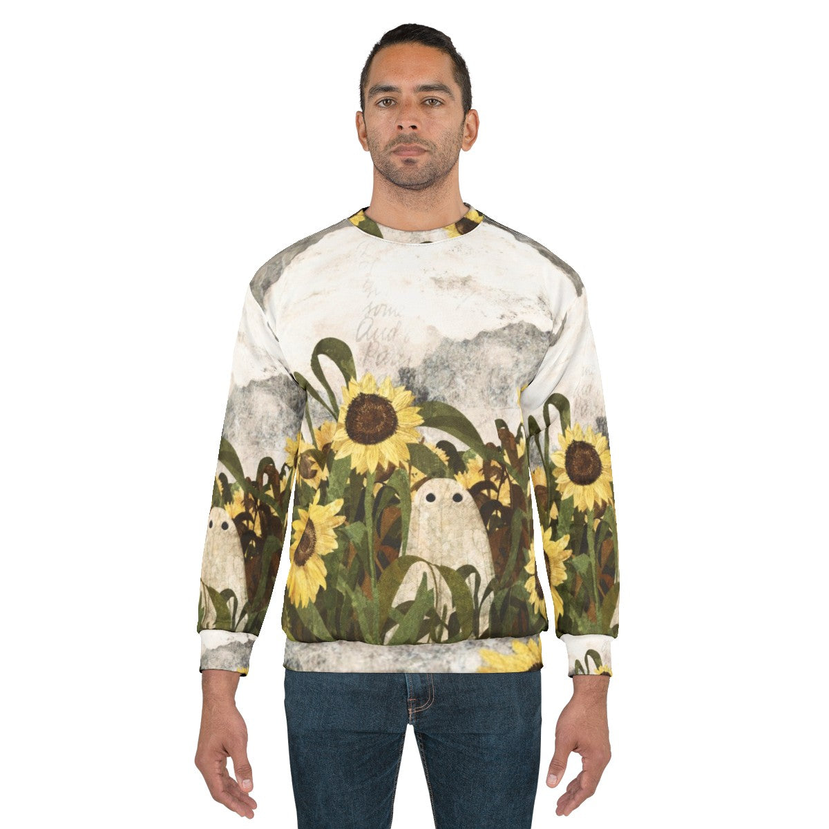 Haunted Sunflower Field Sweatshirt - men