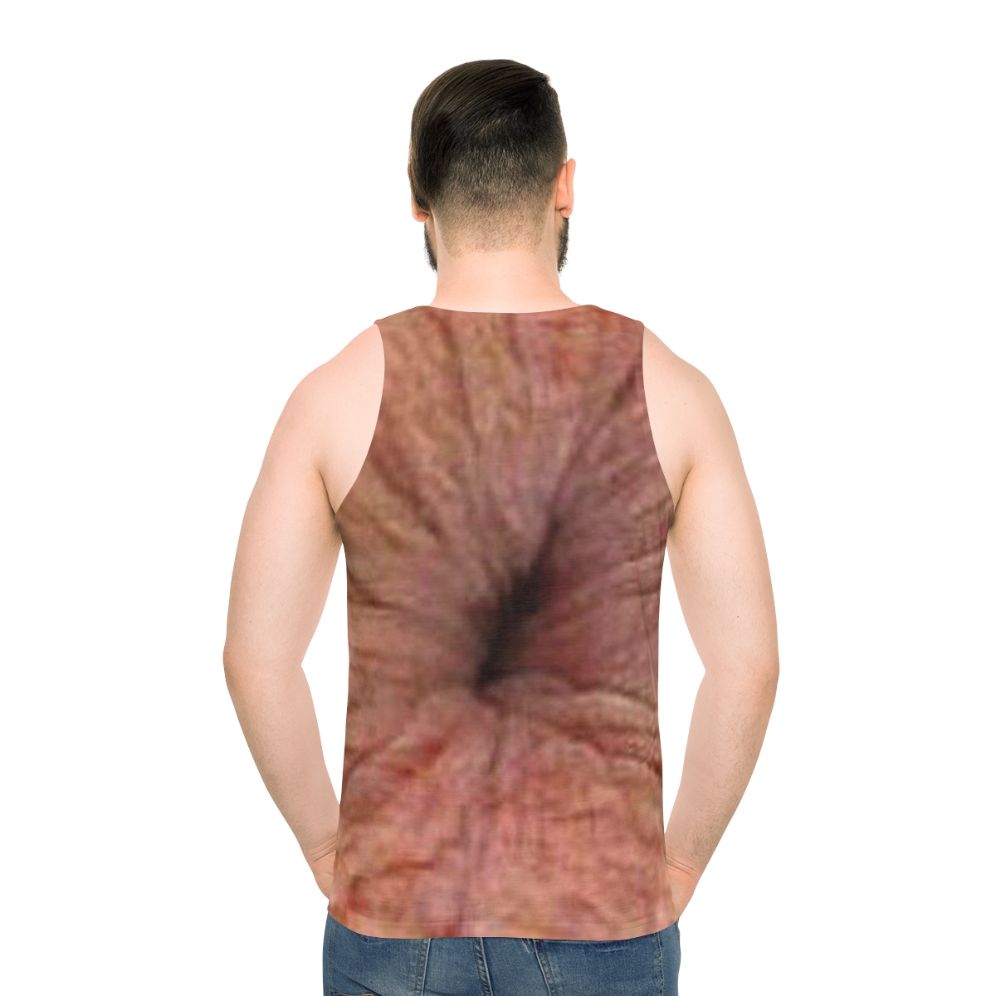 Unisex graphic tank top - men back