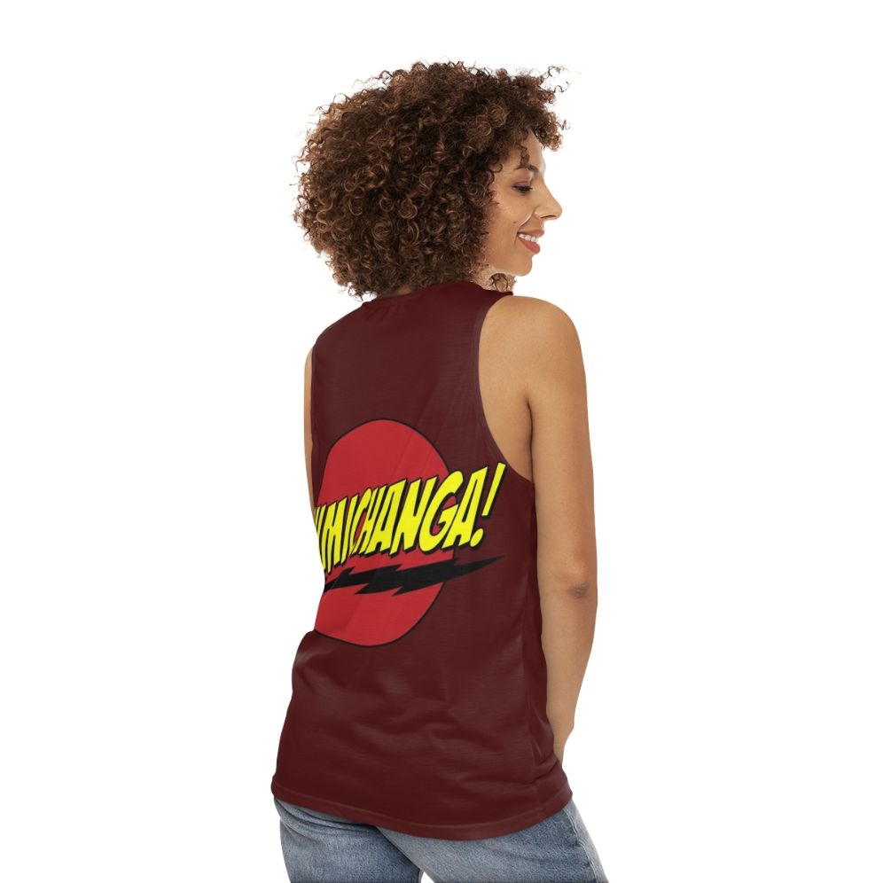 Chimichanga Logo Unisex Tank Top - women back