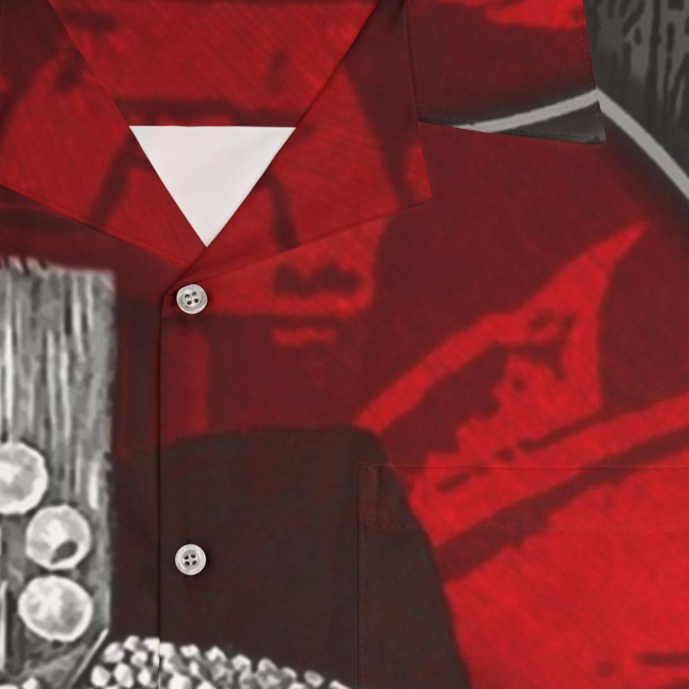 Vlad Dracula Gothic Hawaiian Shirt - Detail