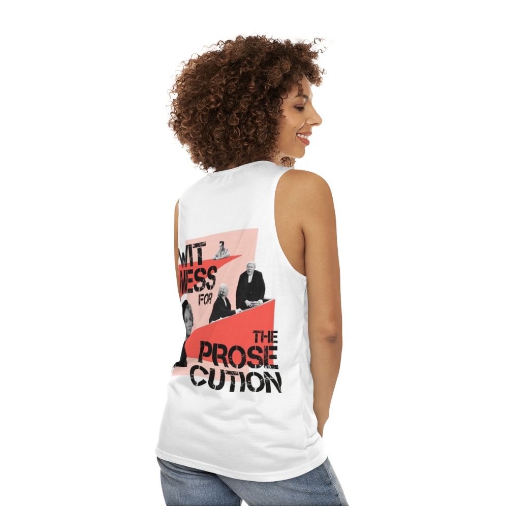 Witness for the Prosecution Unisex Tank Top - women back