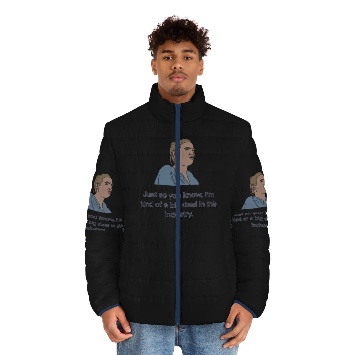 Villanelle Oversized Puffer Jacket from the TV Show Killing Eve - men front