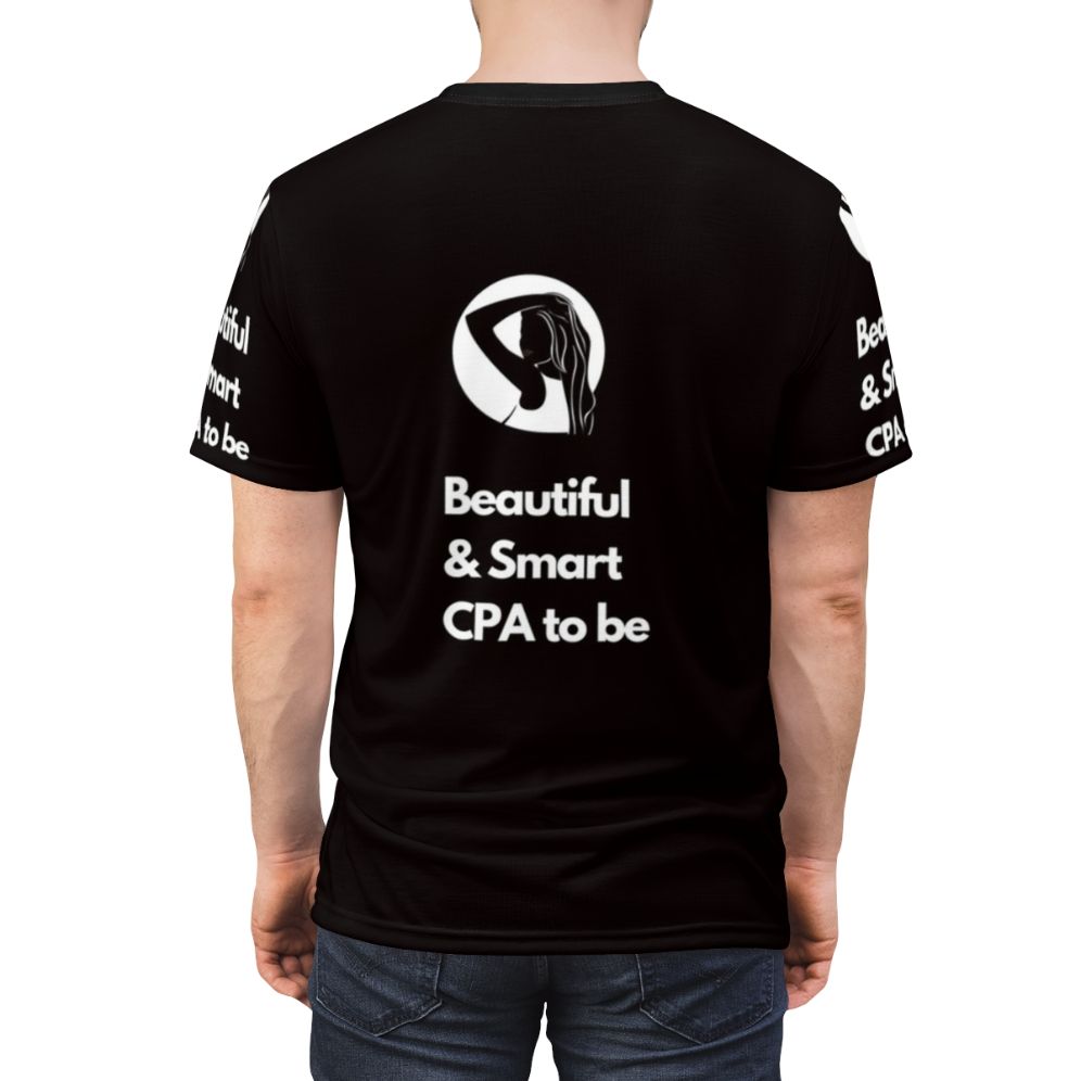 Accounting and Bookkeeping T-Shirt for Aspiring CPAs and Auditors - men back