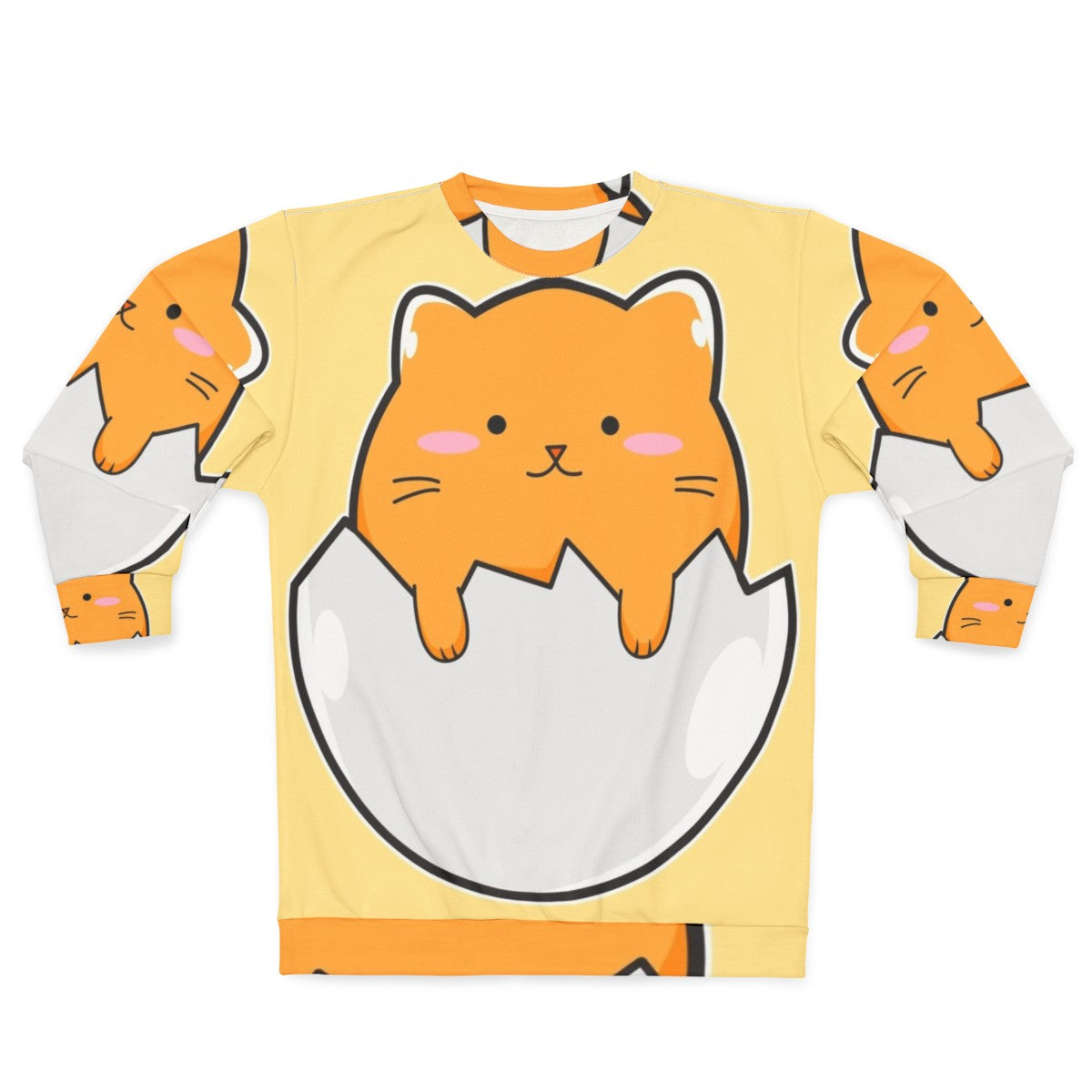 Yellow Cat Sweatshirt