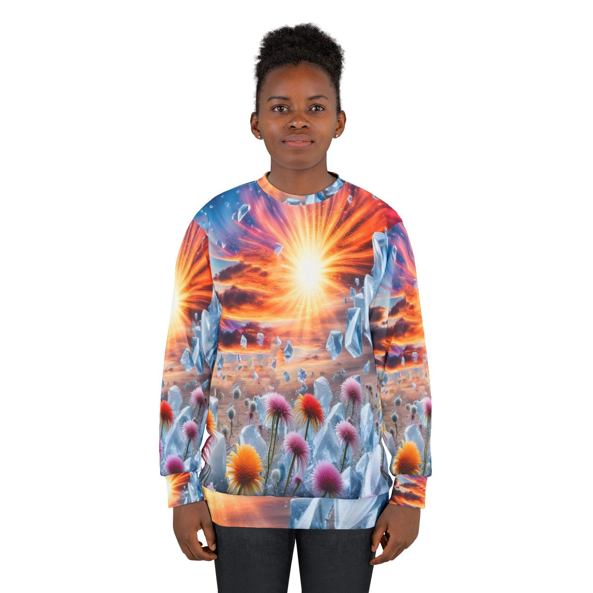 Flower Sunset Sweatshirt - women