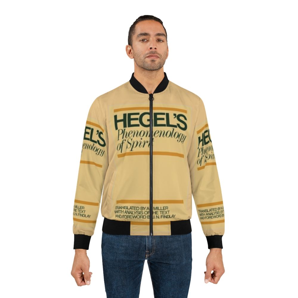 Bomber jacket with Hegel's "Phenomenology of Spirit" design - Lifestyle