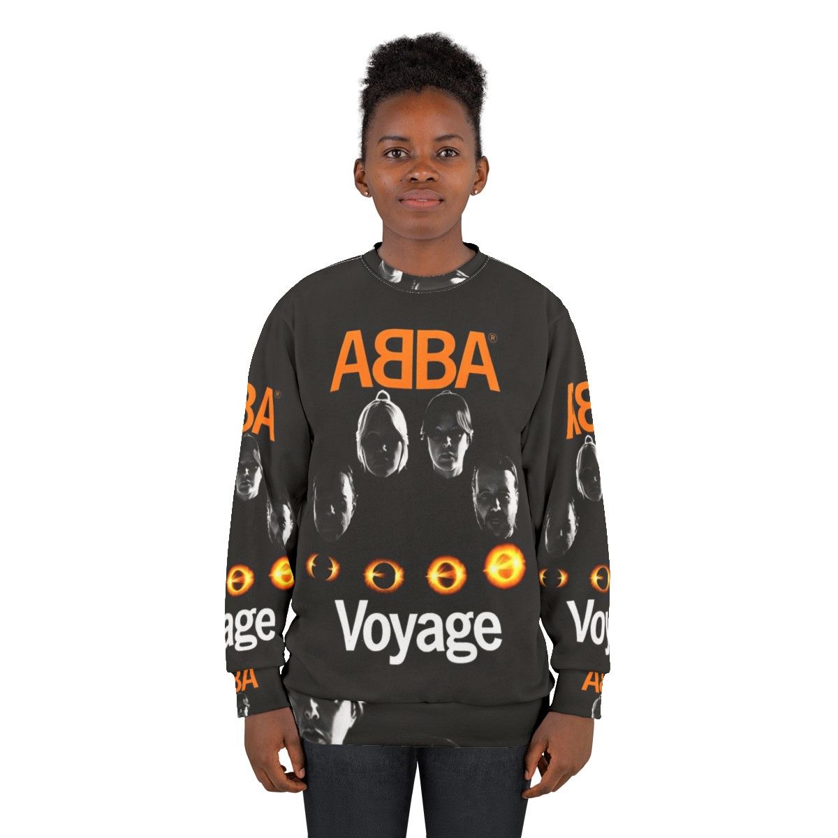 Abba sweatshirt featuring Mamma Mia 70s disco and groovy music - women