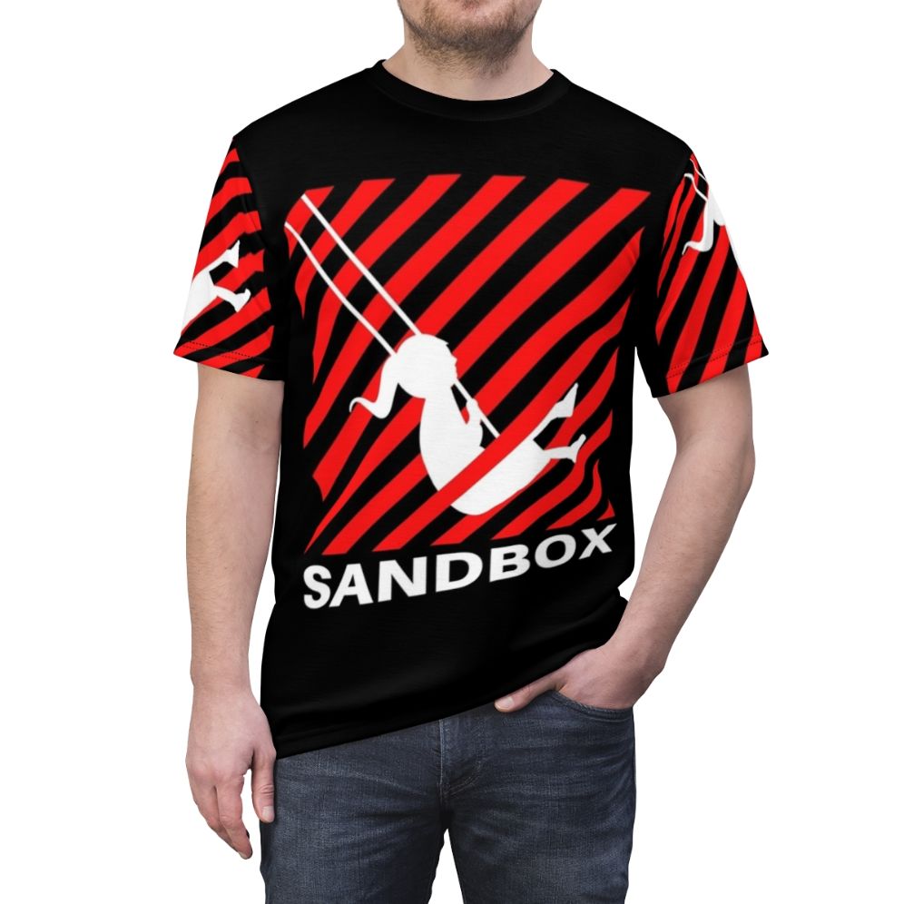 Startup Sandbox Inspired All-Over-Print T-Shirt - men front