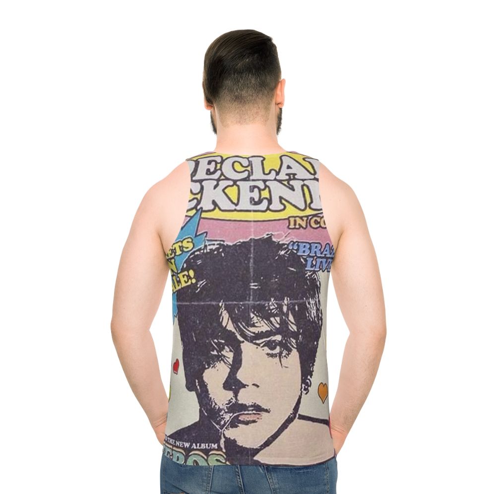 Retro Declan Mckenna Unisex Tank Top - men back