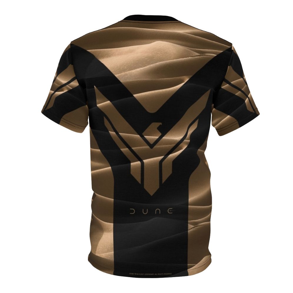 Dune movie-inspired t-shirt with abstract design - Back