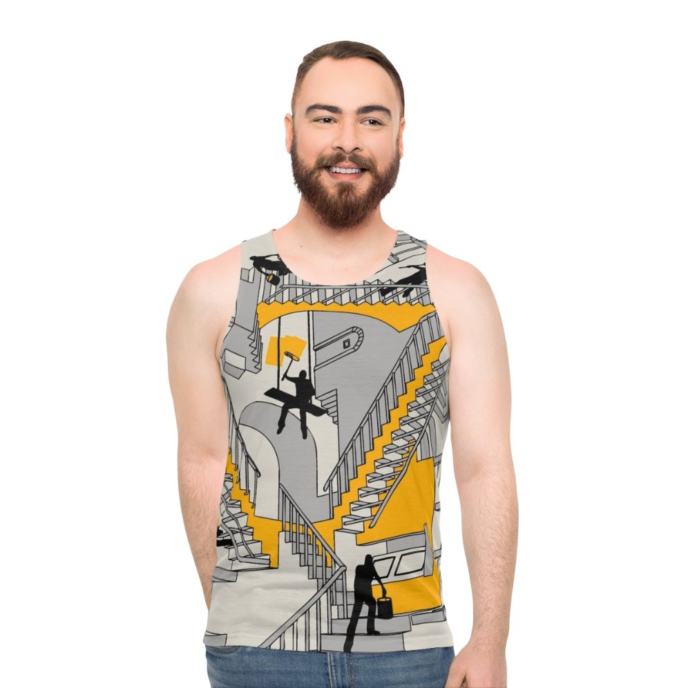 Architectural Unisex Tank Top - men