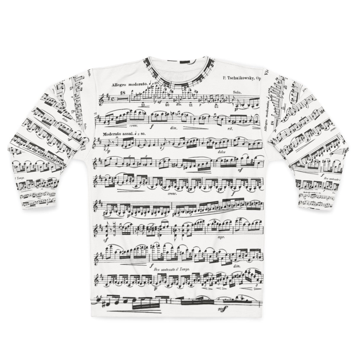 Tchaikovsky Violin Concerto Sweatshirt - Classical Music Lovers