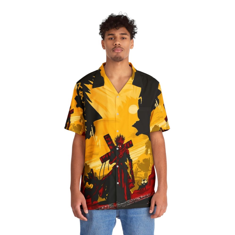 Tropical Aloha Hawaiian Shirt - People Front