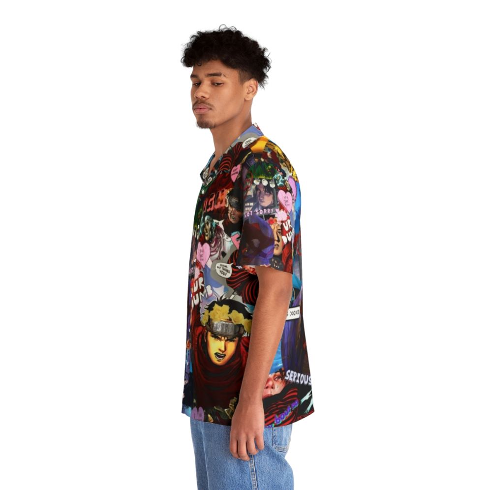 Wiccan Hawaiian Shirt with Superhero Motifs - People Left