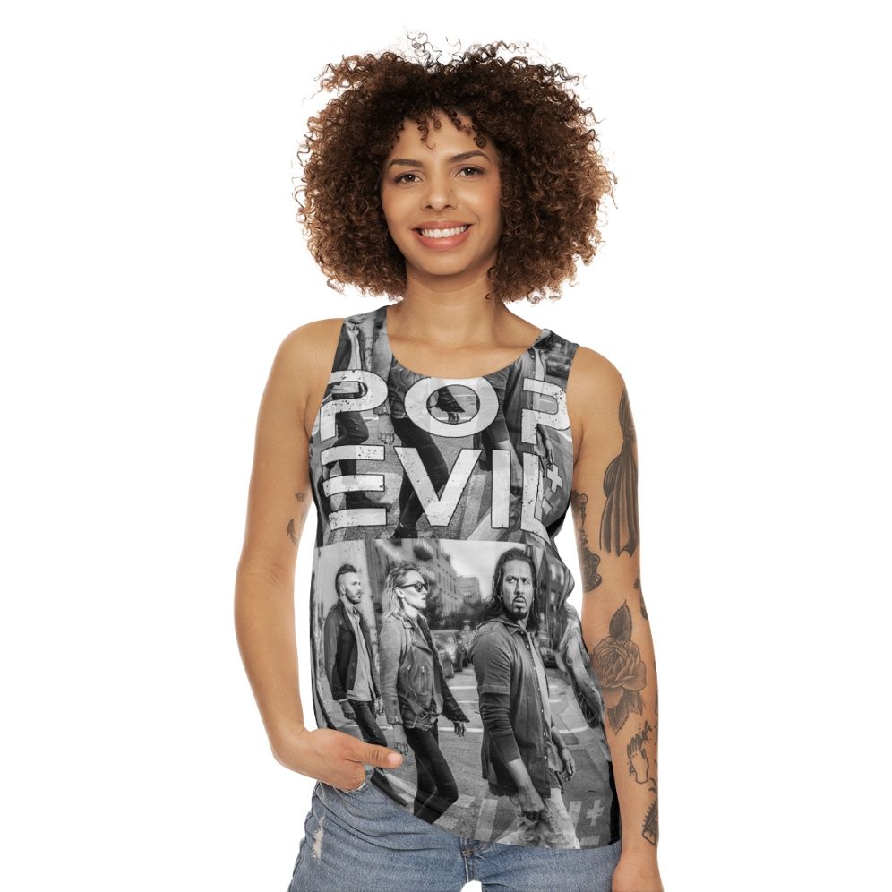 Pop Evil 2019 Tour Unisex Music Concert Tank Top - women