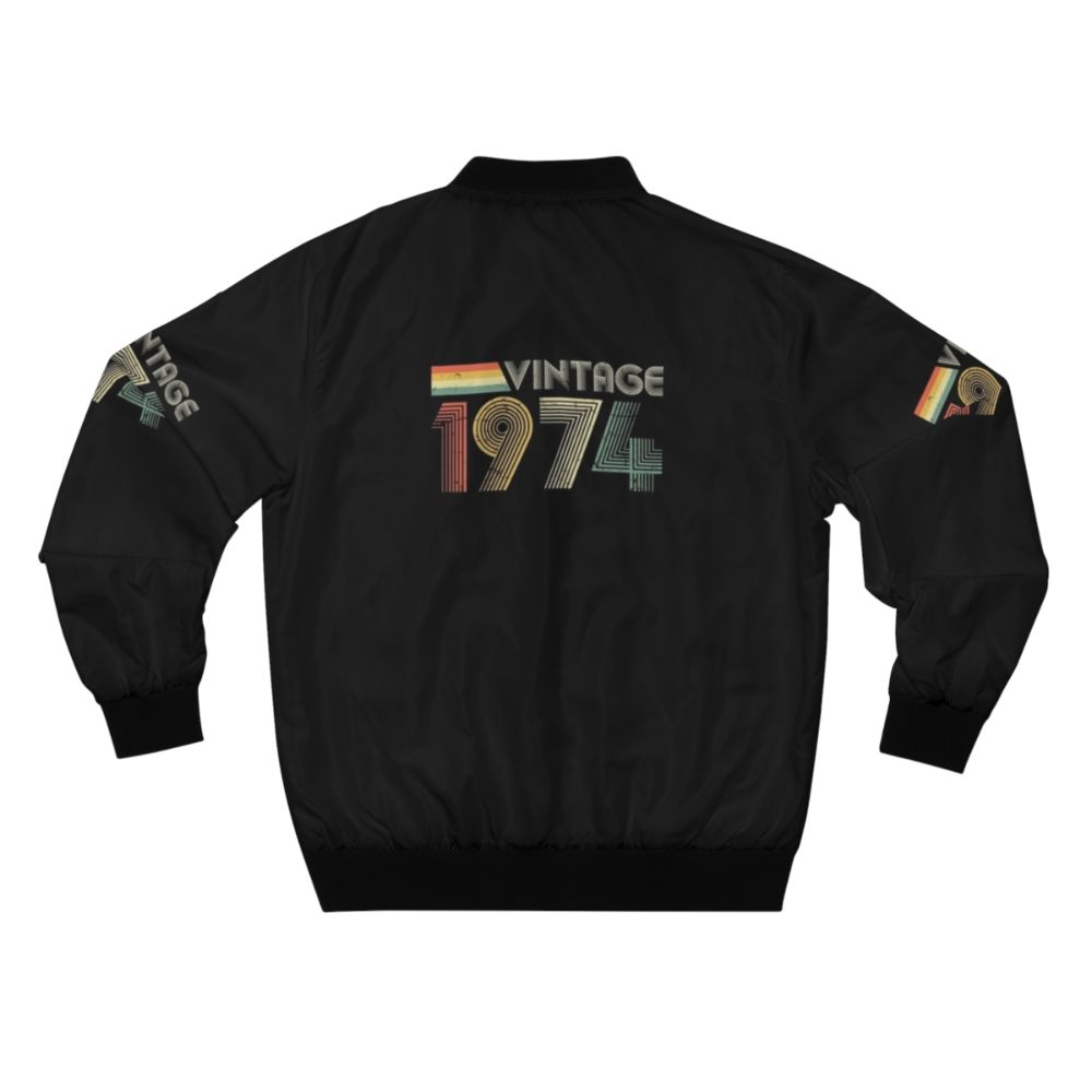 Vintage 1974 bomber jacket for 50th birthday gift - Back