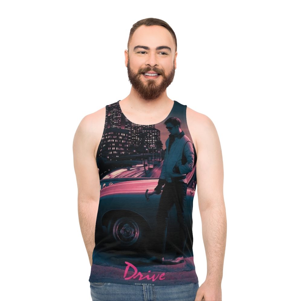 Drive Movie Poster Unisex Tank Top - men