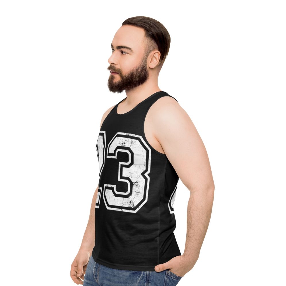 Sports Jersey Number 23 Unisex Tank Top - men side