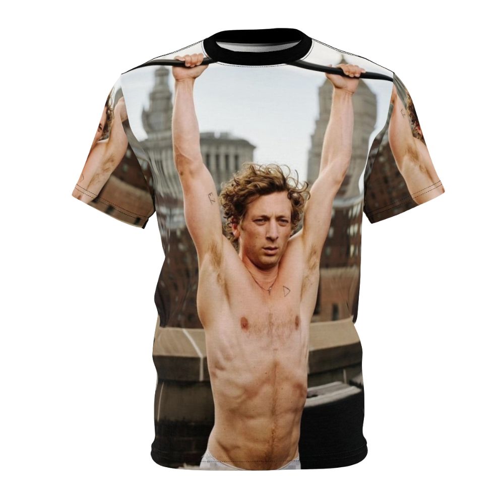 Vintage-style T-shirt featuring an image of actor Jeremy Allen White