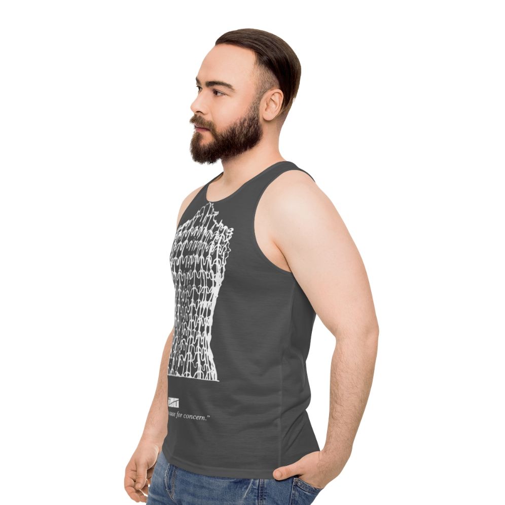 Propaganda ZTT Unisex Tank Top - Synthpop Fashion - men side