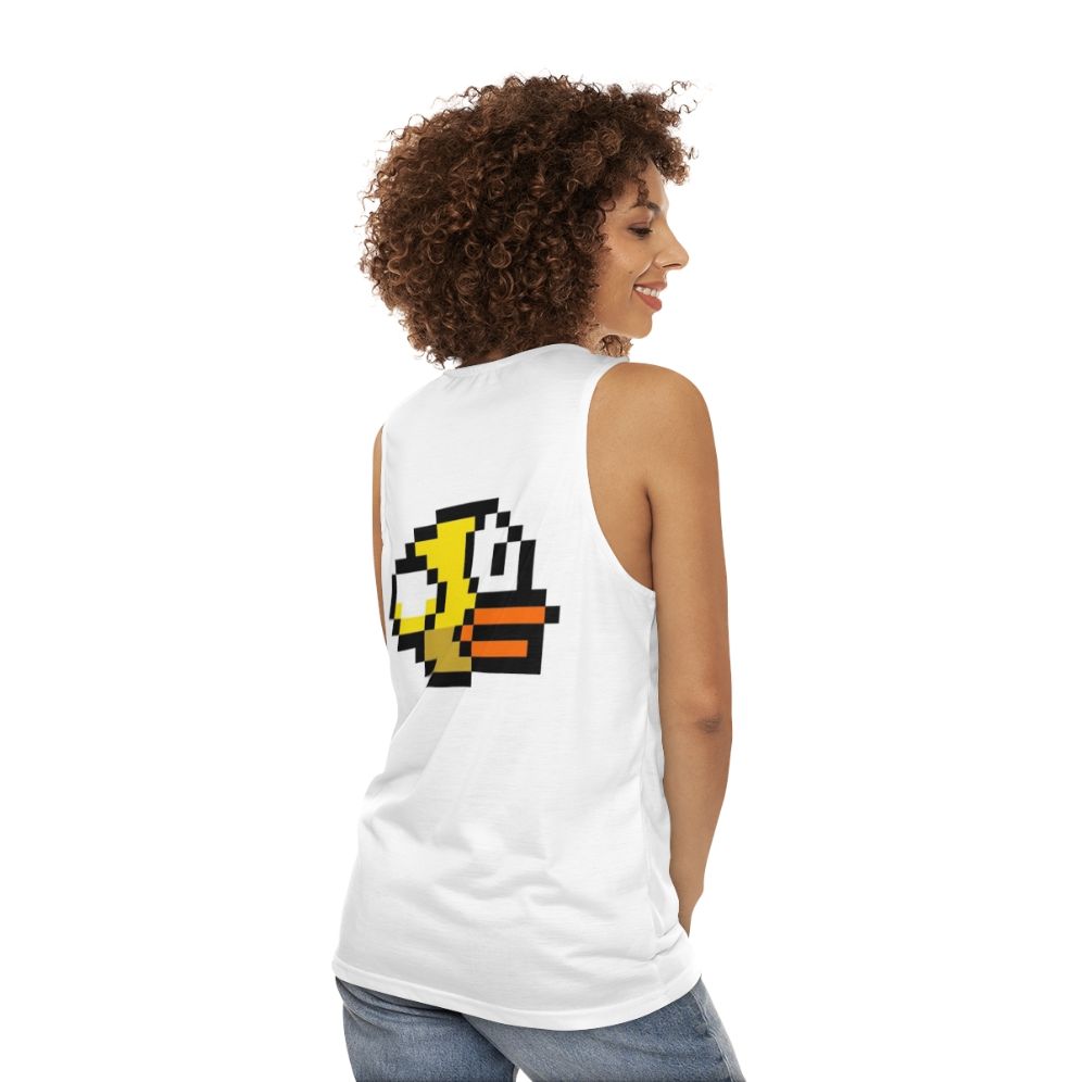 Flappy Bird Unisex Tank Top - women back