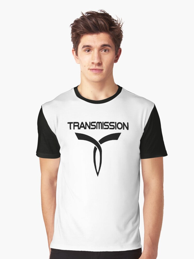 Transmission Music Festival Graphic T-Shirt featuring electronic music, trance, and summer festival vibes - Men