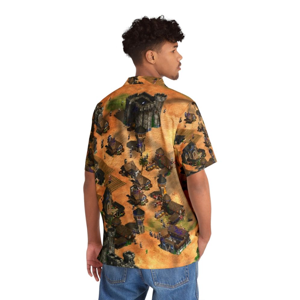 Age of Empires Battle Royale Hawaiian Shirt - Flat lay