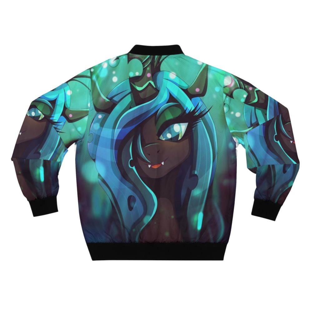 Queen Chrysalis My Little Pony Changeling Bomber Jacket - Back