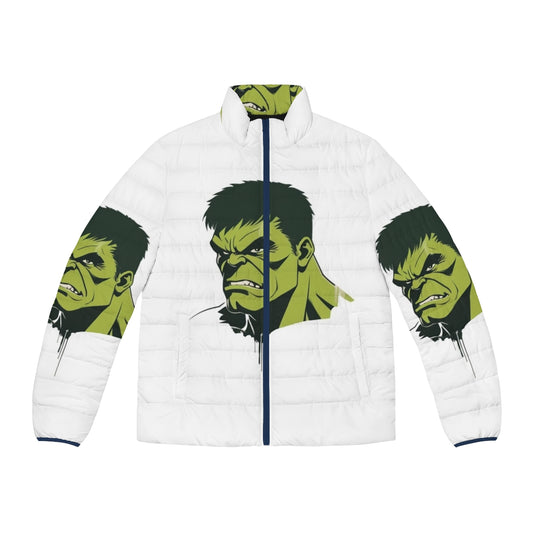 Superhero puffer jacket with Marvel Avengers Endgame inspired design