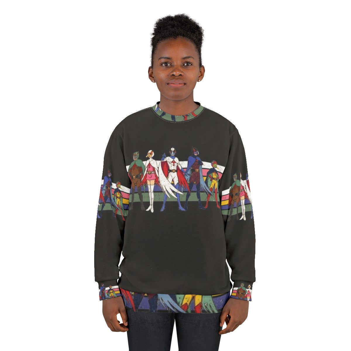 G-Force Battle of the Planets Retro Stripe Sweatshirt - women