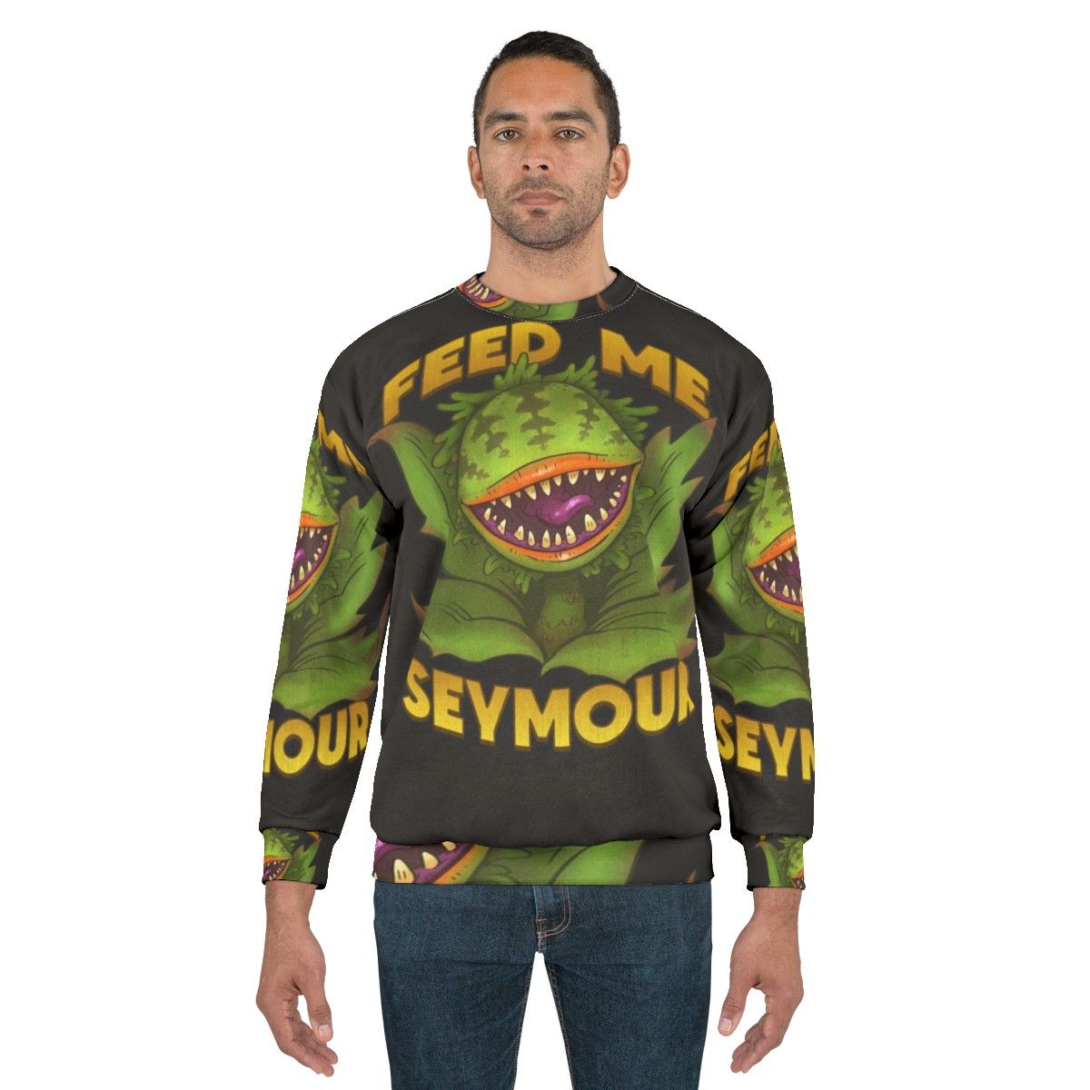 Big Bad Mother Sweatshirt featuring Audrey II from Little Shop of Horrors - men