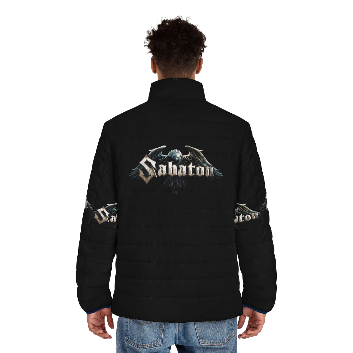 Sabaton Band Official Classic Puffer Jacket - men back