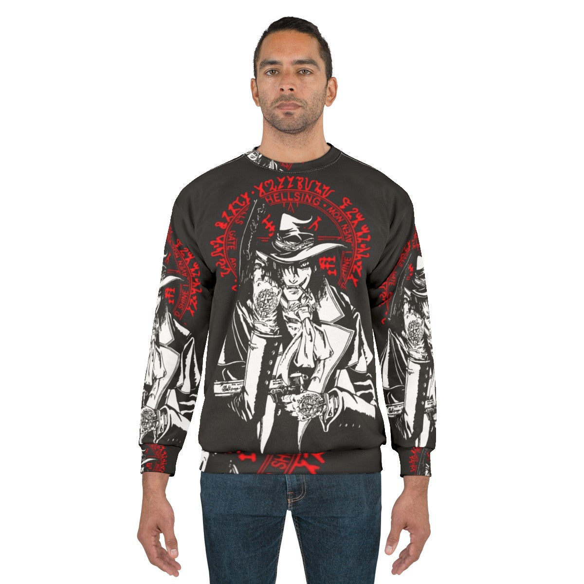 Hellsing Alucard Anime Vampire Supernatural Sweatshirt - men