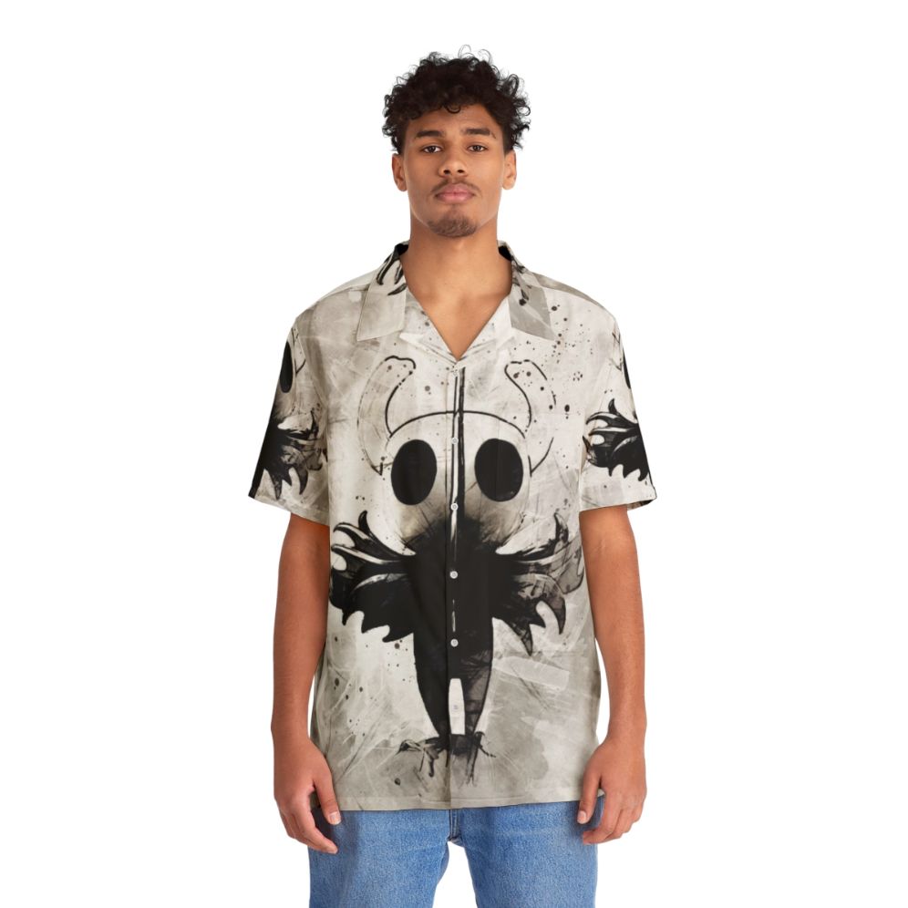 Hollow Knight Painting Hawaiian Shirt - Indie Game Fanart - People Front