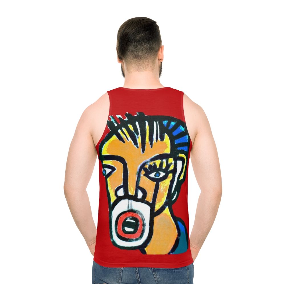 Urban Inspired Unisex Tank Top - men back