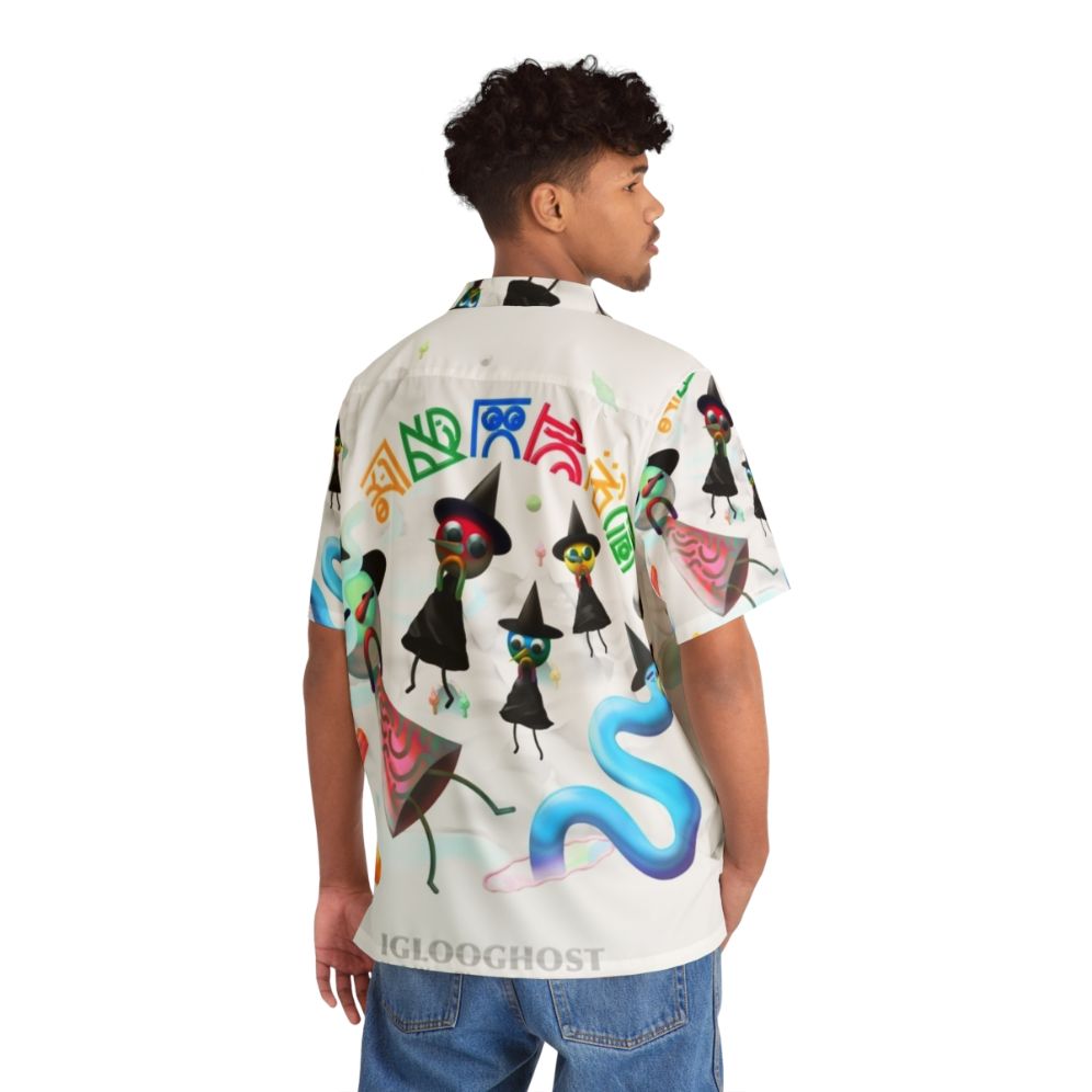 Iglooghost Neo Wax Bloom Hawaiian Shirt - People Back