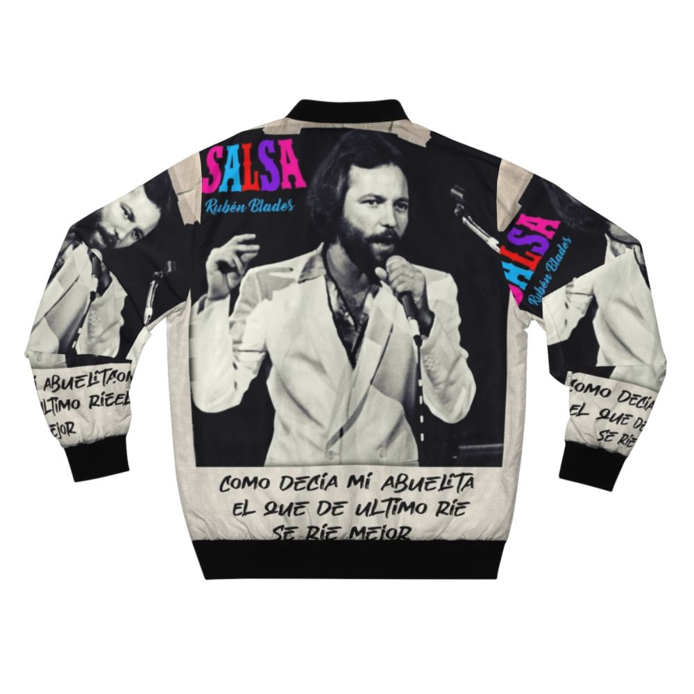 Ruben Blades "Decisiones" Retro Bomber Jacket - Back